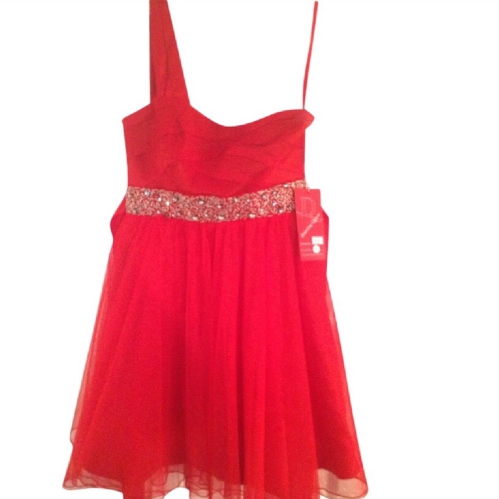 Formal red dress